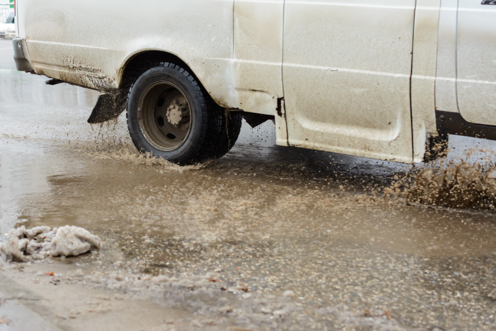 Nuestro proceso de limpieza de autos inundados